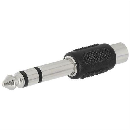 CMPLE 6.35 mm Stereo Plug to RCA Jack Adapter 195-N